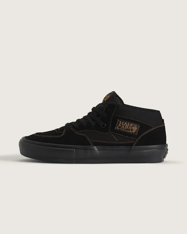 Vans Skate Half Cab Shoes (Black / Brown) - 6.5 Men 8.0 Women