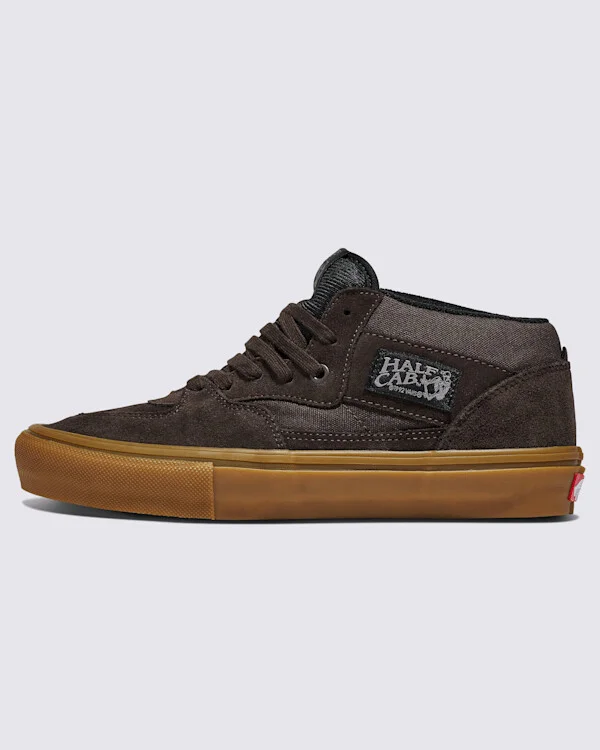 Vans Skate Half Cab Shoes (Brown / Gum) - 5.5 Boys 7.0 Women