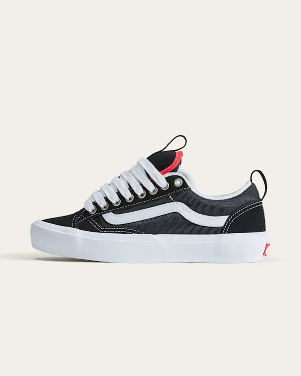 Vans Skate Old Skool 36+ Shoes (Black / White Red) - 3.5 Boys 5.0 Women