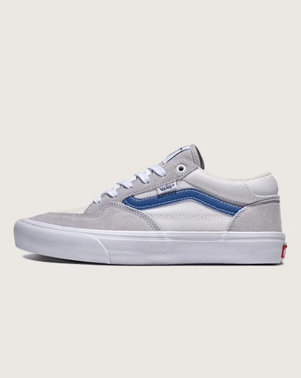 Vans Skate Rowan Shoes (Grey / Blue) - 6.5 Men 8.0 Women