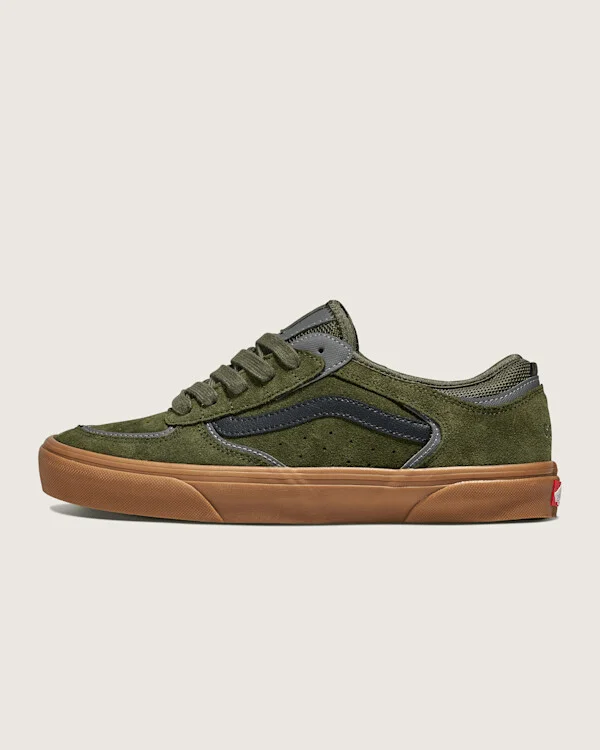 Vans Skate Rowley Shoes (Green / Gum) - 6.5 Men 8.0 Women