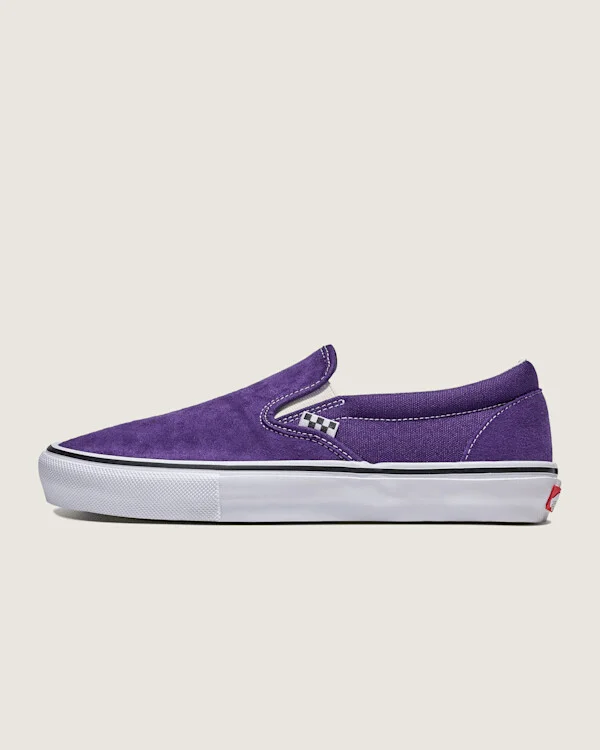 Vans Skate Slip-On Shoes (Purple) - 9.0 Men / 10.5 Women