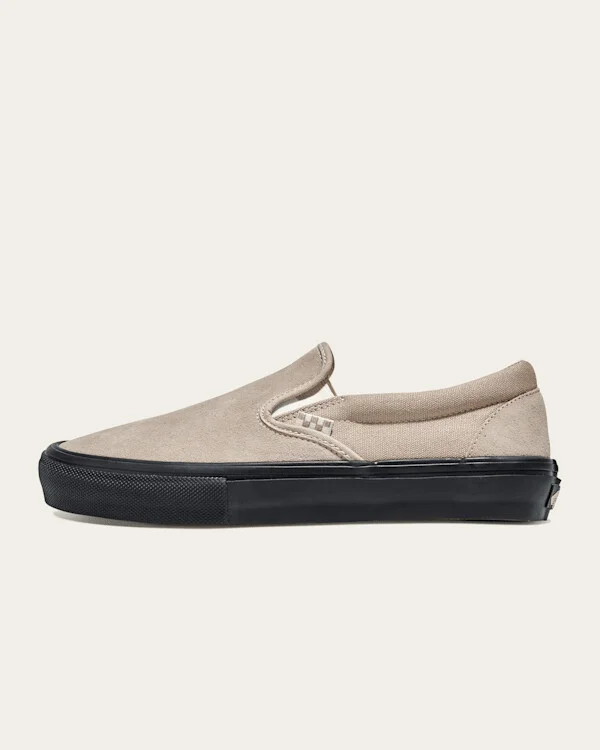 Vans Skate Slip-On Shoes (Tan Beige) - 9.5 Men / 11.0 Women
