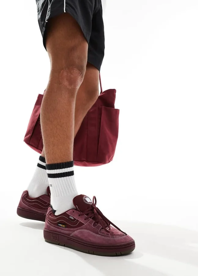 Vans Speed sneakers with Cordura in burgundy