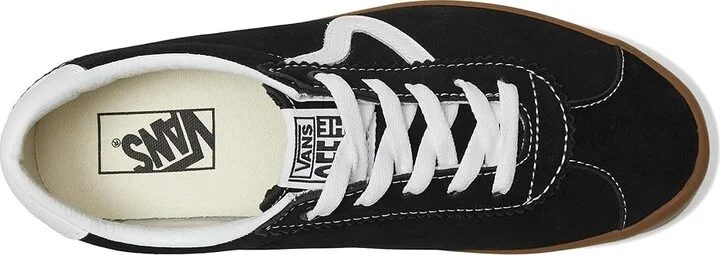 Vans Sport Low Athletic Shoes Black/Gum : Men's 5 - Women's 6.5 Medium, Suede - Image 2