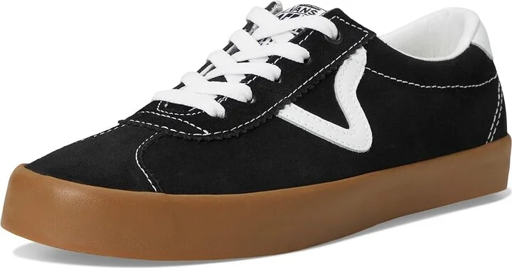 Vans Sport Low Athletic Shoes Black/Gum : Men's 5 - Women's 6.5 Medium, Suede - Image 5