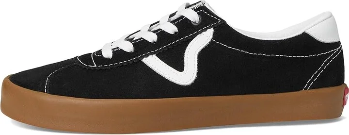 Vans Sport Low Athletic Shoes Black/Gum : Men's 5 - Women's 6.5 Medium, Suede - Image 6