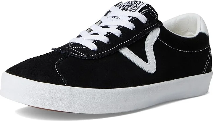 Vans Sport Low Athletic Shoes Black/White : Men's 4.5 - Women's 6 Medium, Leather/Suede - Image 5