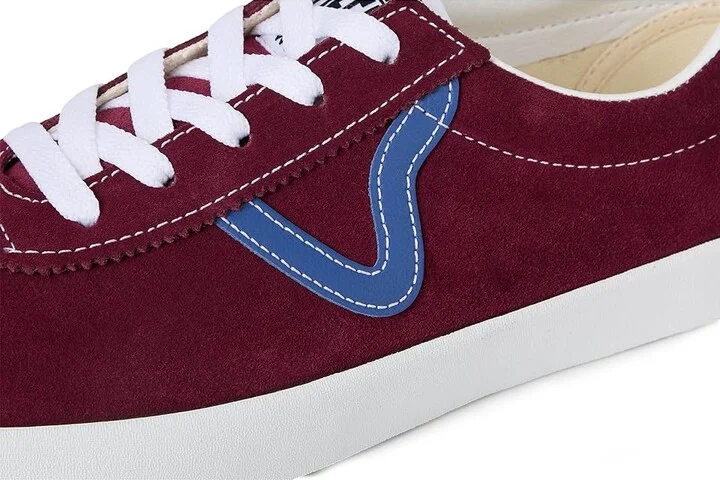Vans Sport Low Athletic Shoes Sport Burgundy/Deep Blue : Men's 11.5 - Women's 13 Medium, Suede - Image 7