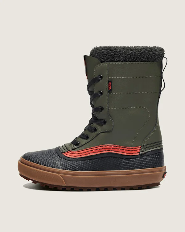 Vans Standard Waterproof Boot Shoes (Green / Gum) - 11.5 Men 13.0 Women