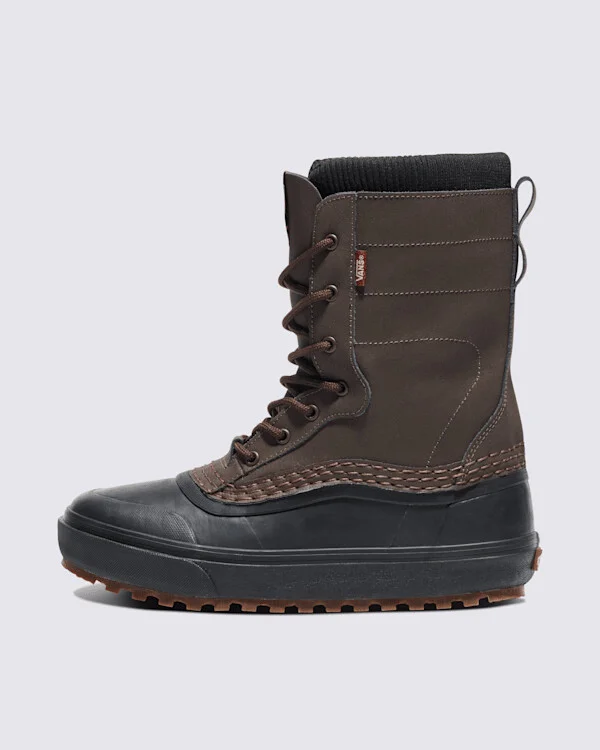 Vans Standard Zip Waterproof Boot Shoes (Brown / Black) - 4.0 Boys 5.5 Women