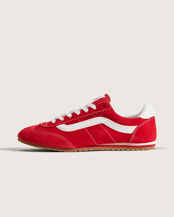 Vans Super Lowpro Shoes (Racing Red) - 3.5 Boys / 5.0 Women