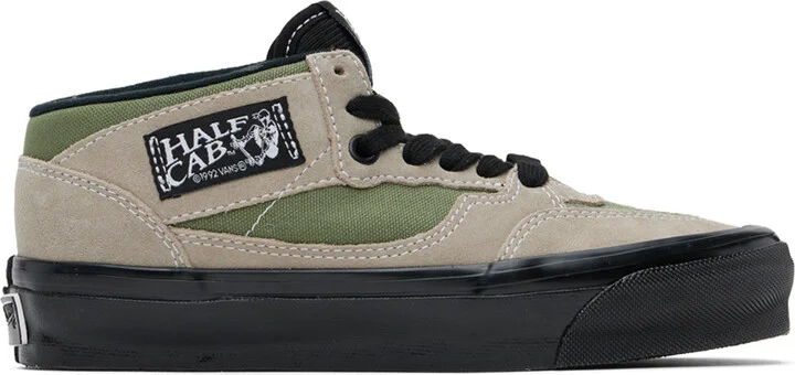 Vans Taupe & Khaki Half Cab Reissue 33 Sneakers