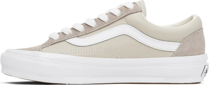 Vans Taupe Old Skool 36 Sneakers - Image 3
