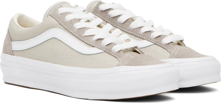 Vans Taupe Old Skool 36 Sneakers - Image 4