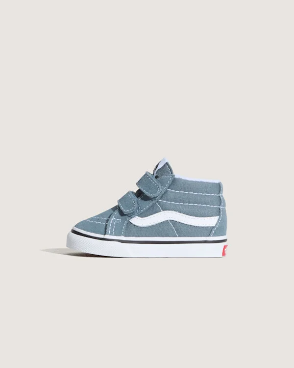 Vans Toddler SK8-Mid V Shoes (Stormy Weather Blue) - 2.0