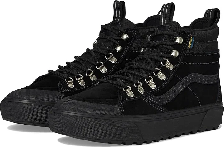 Vans U MTEtm SK8-HI(r) DR Waterproof Lace-up Boots Black : Men's 7 - Women's 8.5 Medium, Leather/Rubber
