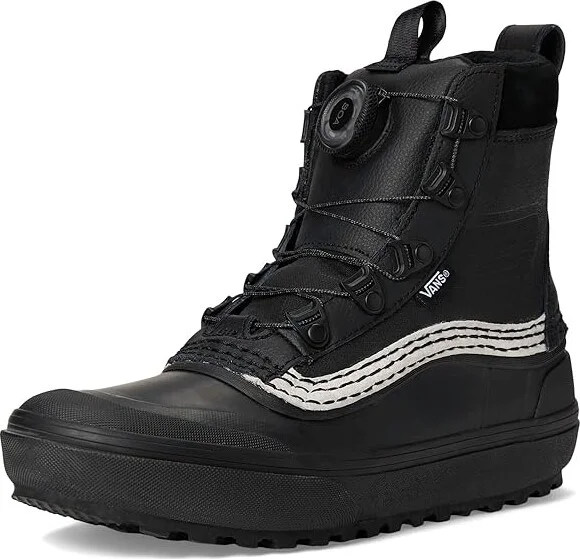 Vans U MTEtm Standard Mid BOA(r) Waterproof Snow Shoes Black/Black/White : Men's 11 - Women's 12.5 Medium - Image 5