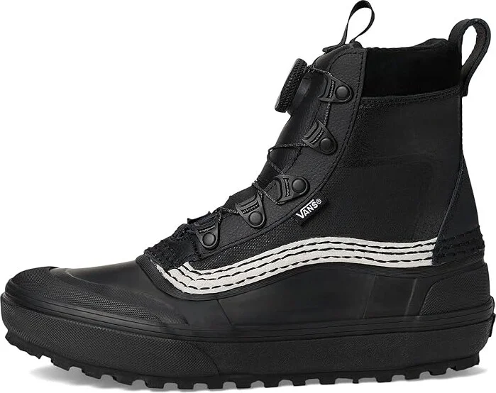Vans U MTEtm Standard Mid BOA(r) Waterproof Snow Shoes Black/Black/White : Men's 11 - Women's 12.5 Medium - Image 6