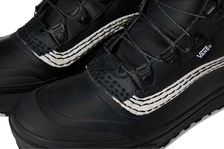 Vans U MTEtm Standard Mid BOA(r) Waterproof Snow Shoes Black/Black/White : Men's 11 - Women's 12.5 Medium - Image 7