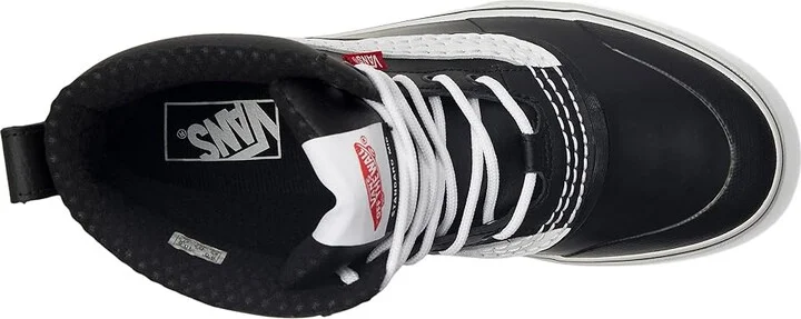 Vans U MTEtm Standard Mid Waterproof Snow Shoes Black/White : Men's 8.5 - Women's 10 Medium, Leather - Image 2