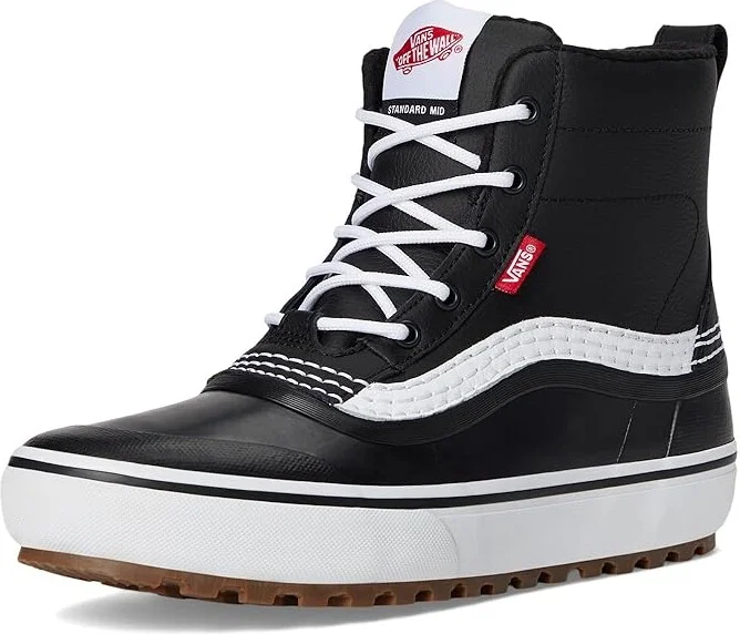 Vans U MTEtm Standard Mid Waterproof Snow Shoes Black/White : Men's 8.5 - Women's 10 Medium, Leather - Image 5