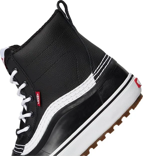 Vans U MTEtm Standard Mid Waterproof Snow Shoes Black/White : Men's 8.5 - Women's 10 Medium, Leather - Image 7