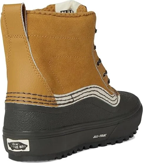 Vans U MTEtm Standard Mid Waterproof Snow Shoes Tan/Black : Men's 6 - Women's 7.5 Medium, Leather - Image 4
