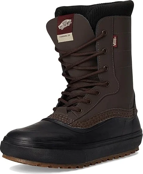 Vans U MTEtm Standard Zip Waterproof Snow Shoes Brown/Black : Men's 5.5 - Women's 7 Medium, Leather - Image 5