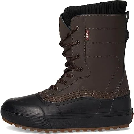 Vans U MTEtm Standard Zip Waterproof Snow Shoes Brown/Black : Men's 5.5 - Women's 7 Medium, Leather - Image 6