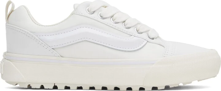 Vans White Knu Skool Mte-1 Sneakers
