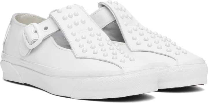 Vans White LX Mary Jane 93 Sneakers - Image 4