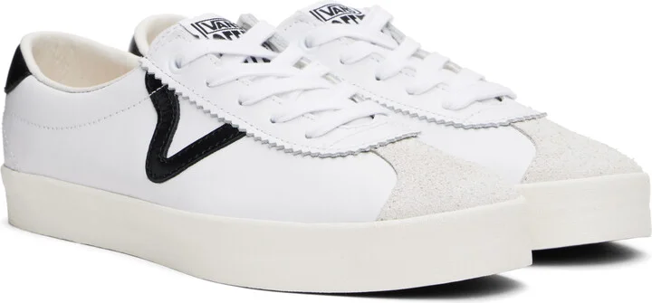 Vans White LX Sport Low 73 Sneakers - Image 4