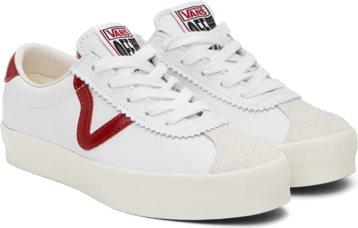 Vans White Premium Sport Low 73 Sneakers - Image 4