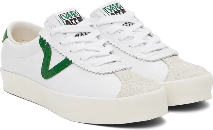 Vans White Premium Sport Low 73 Sneakers - Image 4