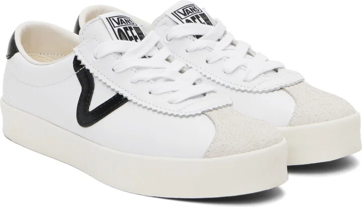 Vans White Premium Sport Low 73 Sneakers - Image 4