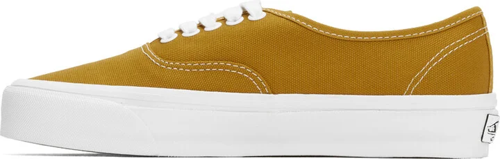Vans Yellow Premium Authentic 44 Sneakers - Image 3