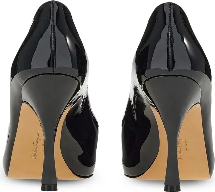Vara 100mm leather pumps - Image 3