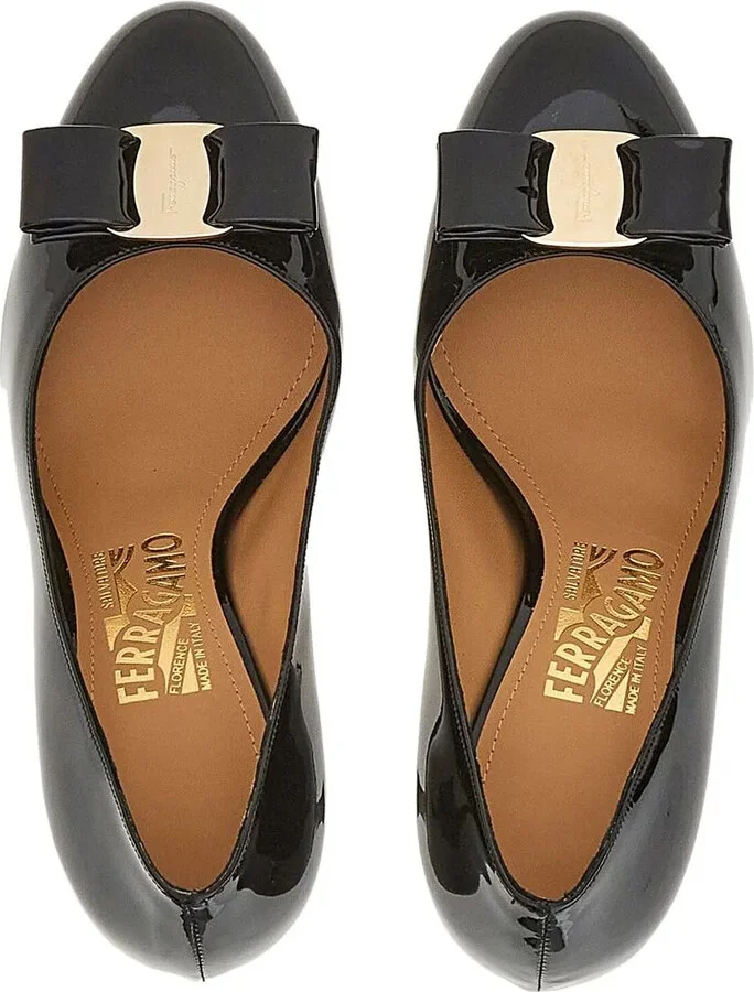Vara 100mm leather pumps - Image 4