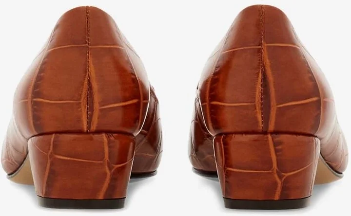 Vara 30 Croc-Embossed Leather Pumps - Image 2