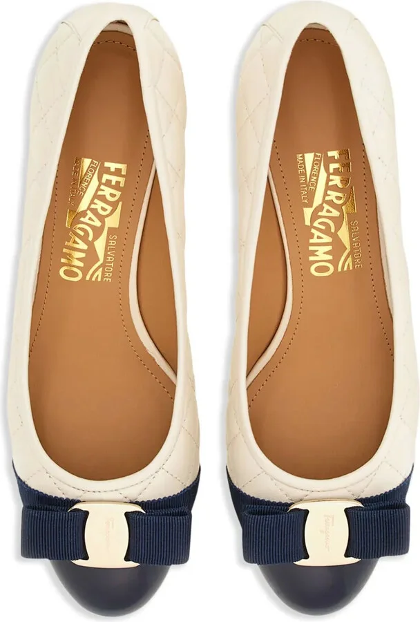 Vara 30mm quilted pumps - Image 4