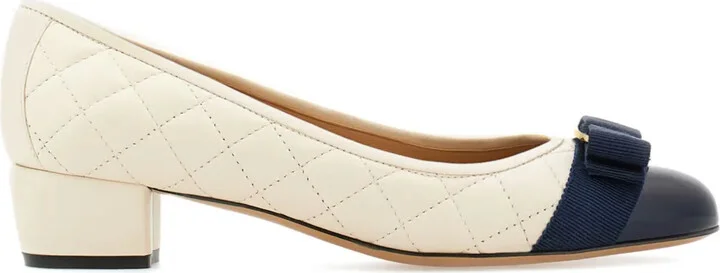 Vara 30mm quilted pumps