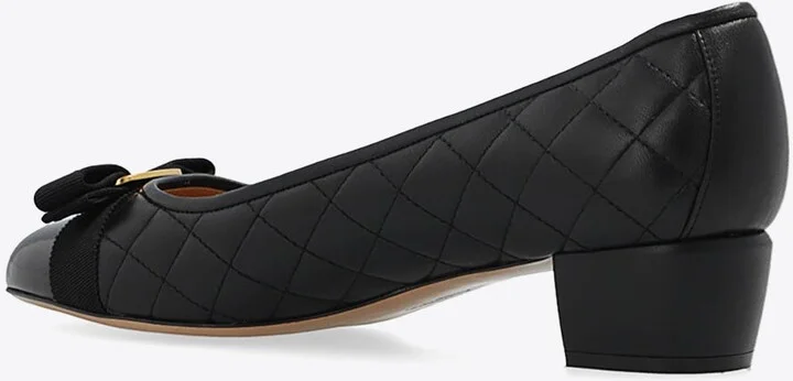 Vara 40 Quilted Leather Pumps - Image 2