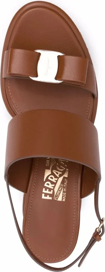 Vara Bow 55mm wedge sandals - Image 4