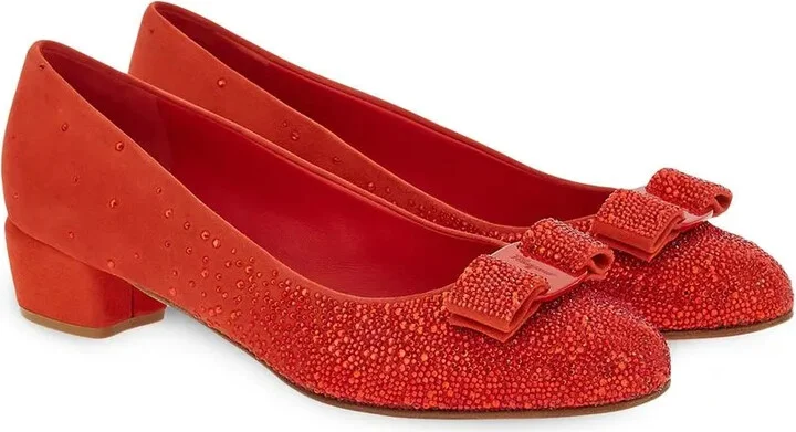 Vara-bow crystals pumps - Image 2