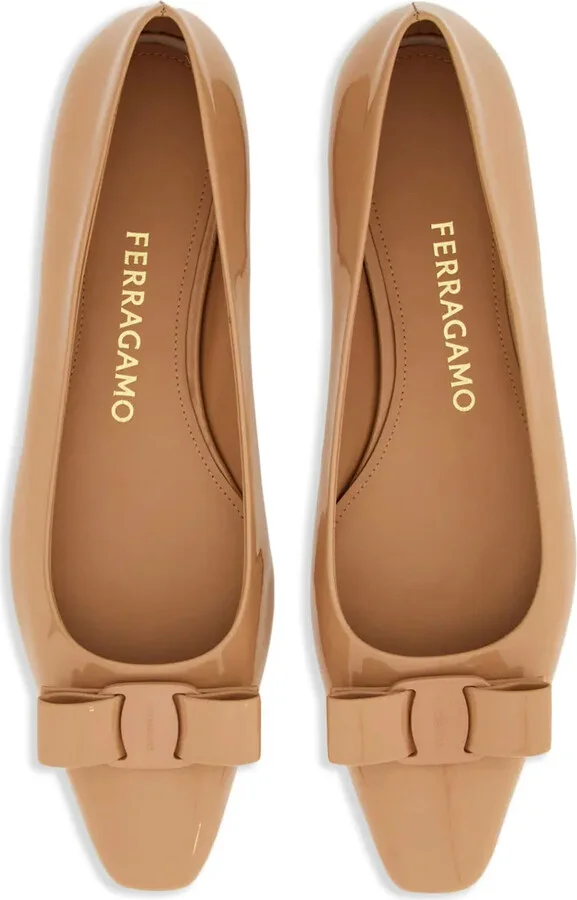 Vara bow-detail ballerina shoes - Image 4