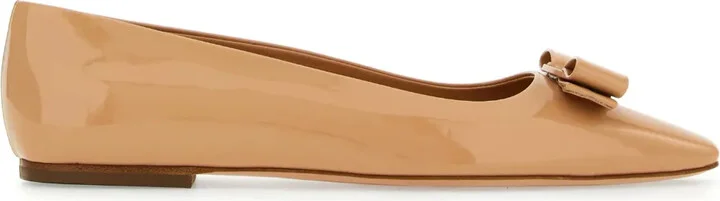 Vara bow-detail ballerina shoes