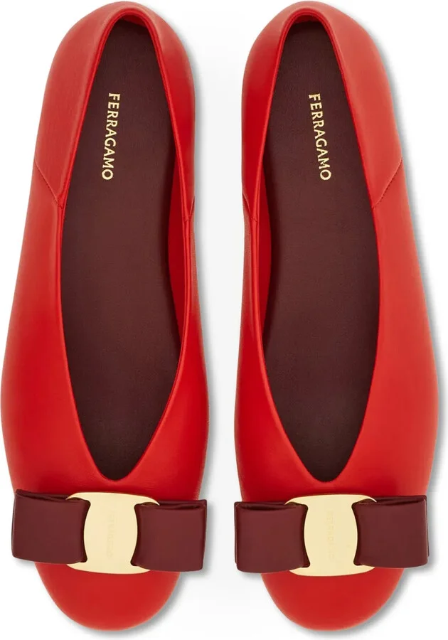 Vara bow-detail ballet flats - Image 4