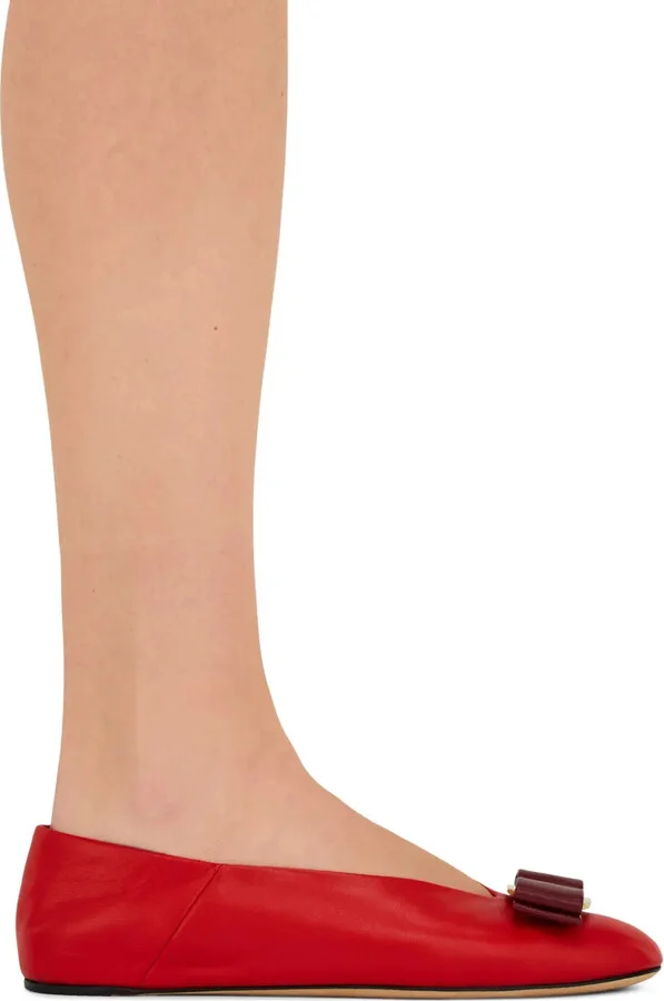 Vara bow-detail ballet flats - Image 5