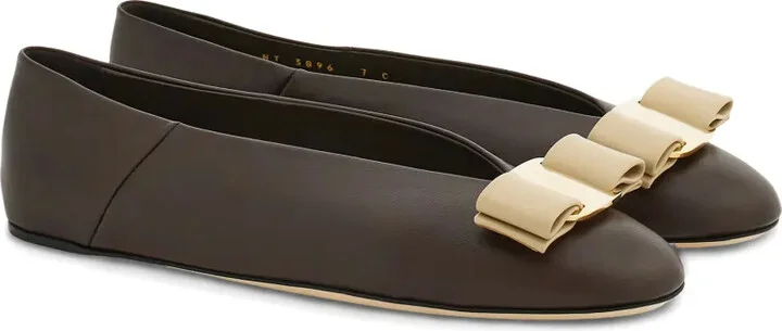 Vara bow-detail ballet flats - Image 2